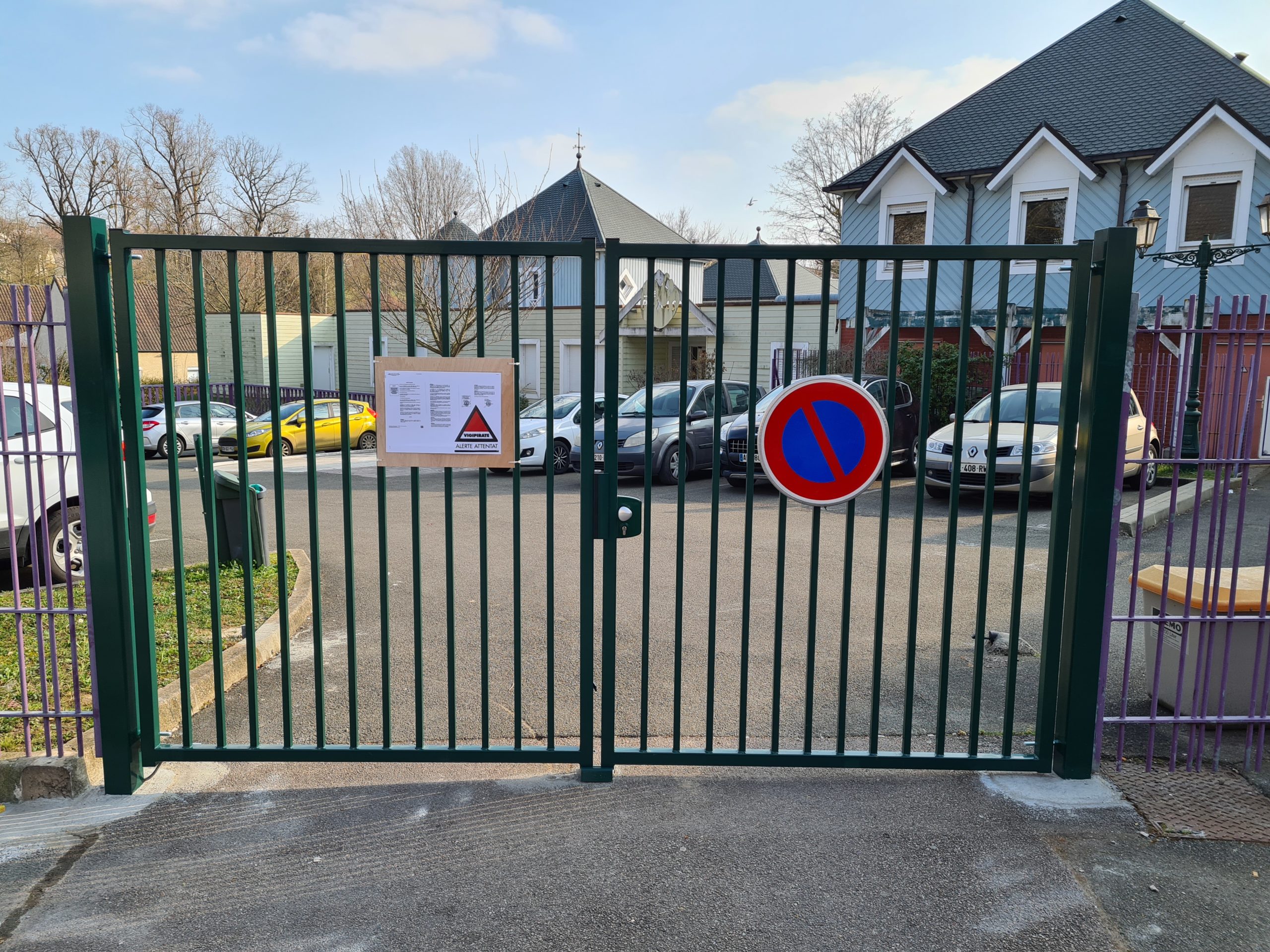 Portail battant industrielle acpi fermetures